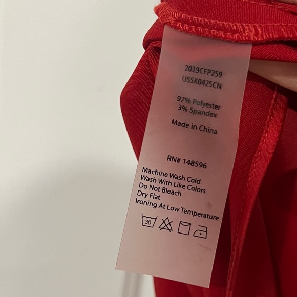 Universal Standard | Satin Red Maxi Flowy Skirt - Picture 5 of 5